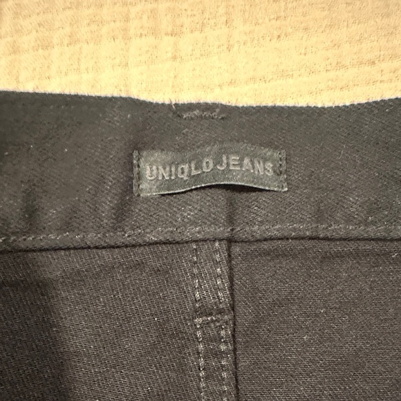 Men's Uniqlo Black Selvedge Jeans 38x34 Brand New - Picture 5 of 6
